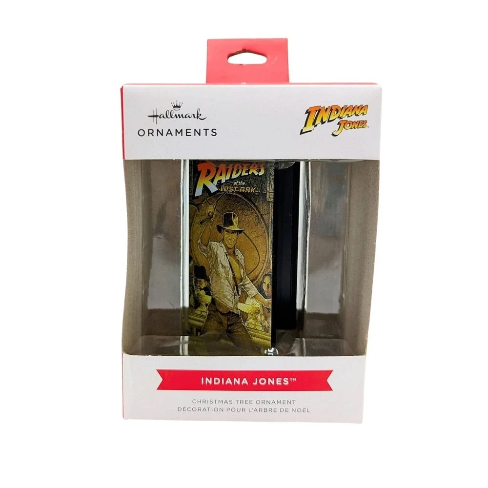 Hallmark Indiana Jones Raiders Of The Lost Ark VHS Ornament